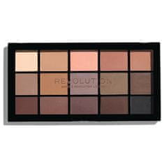 Makeup Revolution Paletka očných tieňov Re-Loaded (Palette Basic Mattes) 15 x 1,1 g (Odtieň Basic Mattes)