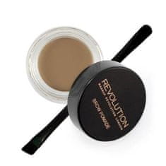 Makeup Revolution Vodeodolná pomáda na obočie (Brow Pomade) 2,5 g (Odtieň Dark Brown)