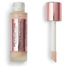 Makeup Revolution Krycí make-up s aplikátorom Conceal & Define (Makeup Conceal and Define) 23 ml (Odtieň F7)