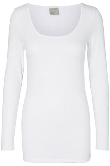 Vero Moda Dámske tričko VMMAXI Regular Fit 10152908 Bright White