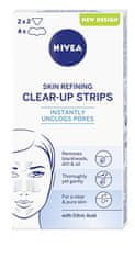 Nivea Osviežujúce čistiace pleťové náplasti (Refining Clear-Up Strips) 6 ks