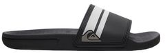 Quiksilver Pánske šľapky Rivi Slide Black / Black / White AQYL100867 -XKKW (Veľkosť 41)