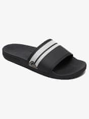 Quiksilver Pánske šľapky Rivi Slide Black / Black / White AQYL100867 -XKKW (Veľkosť 41)