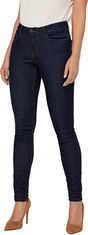 Vero Moda Dámske džínsy VMSEVEN Skinny fit 10183948 Dark Blue Denim (Veľkosť S / 30)