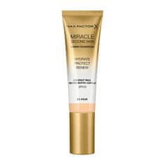 Ošetrujúci make-up pre prirodzený vzhľad pleti Miracle Touch Second Skin SPF 20 (Hybrid Foundation) (Odtieň 03 Light)