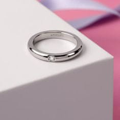 Morellato Oceľový prsteň s kryštálom Love Rings SNA46 (Obvod 61 mm)