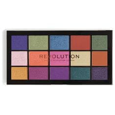 Makeup Revolution Paletka 15 očných tieňov Re-Loaded Passion for Colour Palette 16,5 g