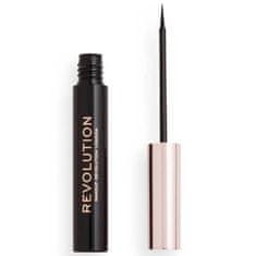 Makeup Revolution Očná linka Super Flick (Eyeliner) 4,5 ml (Odtieň Black)