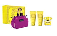 Versace Yellow Diamond – EDT 90 ml + telové mlieko 100 ml + sprchový gél 100 ml + kozmetická taštička