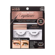 KISS Magnetické umelé riasy s očnými linkami (Magnetic Eyeliner & Lash Kit) (Variant 07 Charm)