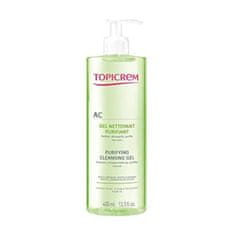 Topicrem Čistiaci gél pre mastnú a citlivú pleť AC (Purifying Cleansing Gel) (Objem 200 ml)