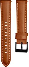 4wrist Kožený remienok s prešívaním – light Brown (šírka 22 mm)