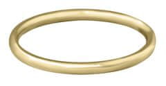 Troli Pozlátený minimalistický prsteň z ocele Gold (Obvod 52 mm)