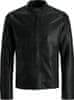 Pánska bunda JJEWARNER JACKET Noosa 12182461 Black (Veľkosť L)