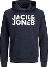 Jack&Jones Pánska mikina JJECORP 12152840 Navy Blaze r (Veľkosť M)