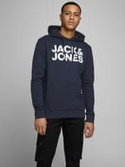 Jack&Jones Pánska mikina JJECORP 12152840 Navy Blaze r (Veľkosť M)