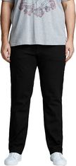 Jack&Jones Plus Pánske džínsy Slim Fit JJITIM JJORIGINAL 12153645 Black Denim (Veľkosť 42/36)