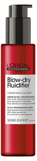 Loreal Professionnel Bezoplachový termoochranná krém s tvarovou pamäťou Serie Expert Blow-Dry Fluidifier (Shape Memory Cr