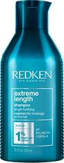 Redken Šampón pre posilnenie dlhých a poškodených vlasov Extreme Length (Shampoo with Biotin) (Objem 300 ml - nové balení)