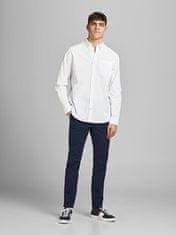 Jack&Jones Pánska košeľa JJEOXFORD Slim Fit 12182486 White (Veľkosť XL)