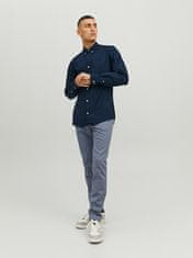 Jack&Jones Pánska košeľa JJEOXFORD Slim Fit 12182486 Navy blazer (Veľkosť M)