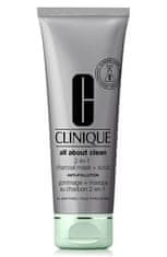 Clinique Detox ikační maska a peeling All About Clean (2-in-1 Charcoal Mask + Scrub) (Objem 100 ml)