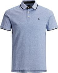 Jack&Jones Pánske polo triko JJEPAULOS Slim Fit 12136668 Bright Cobalt (Veľkosť M)