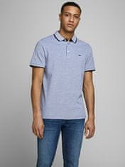 Jack&Jones Pánske polo triko JJEPAULOS Slim Fit 12136668 Bright Cobalt (Veľkosť M)