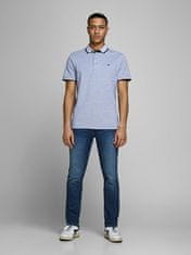 Jack&Jones Pánske polo triko JJEPAULOS Slim Fit 12136668 Bright Cobalt (Veľkosť M)