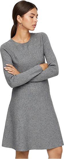 Vero Moda Dámske šaty VMNANCY 10206027 Medium Grey Melange