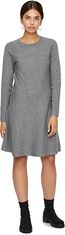 Vero Moda Dámske šaty VMNANCY 10206027 Medium Grey Melange (Veľkosť S)