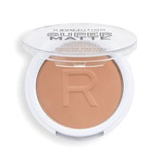 Makeup Revolution Zmatňujúci púder Relove Super Matte Pressed (Powder) 6 g (Odtieň Beige)