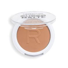 Makeup Revolution Zmatňujúci púder Relove Super Matte Pressed (Powder) 6 g (Odtieň Beige)