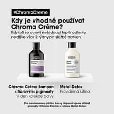 Loreal Professionnel Profesionálny fialový šampón neutralizujúci žlté tóny Serie Expert Chroma Crème (Purple Dyes Shampoo (Objem 500 ml)