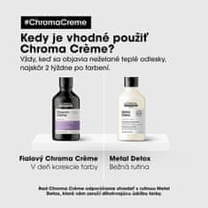 Loreal Professionnel Profesionálny fialový šampón neutralizujúci žlté tóny Serie Expert Chroma Crème (Purple Dyes Shampoo (Objem 500 ml)