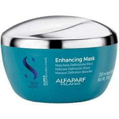 Maska pre kučeravé a vlnité vlasy Alfa Semo di Lino Curl (Enhancing Mask) (Objem 200 ml)