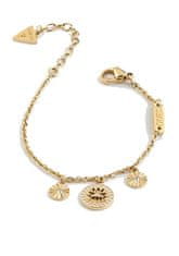 Guess Pôvabný pozlátený náramok Lotus JUBB01347JWYGS (Rozmer 14,5 - 18,5 cm - S)