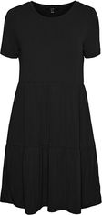 Vero Moda Dámske šaty VMFILLI Regular Fit 10248703 Black (Veľkosť S)