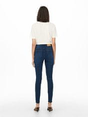 Jacqueline de Yong Dámske džínsy JDYTULGA Skinny Fit 15266427 Dark Blue Denim (Veľkosť XS/32)