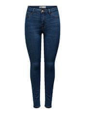 Jacqueline de Yong Dámske džínsy JDYTULGA Skinny Fit 15266427 Dark Blue Denim (Veľkosť XS/32)