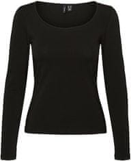 Vero Moda Dámske tričko VMMAXI Tight Fit 10228809 Black (Veľkosť M)