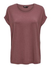 ONLY Dámske tričko ONLMOSTER Regular Fit 15106662 Rose Brown (Veľkosť L)