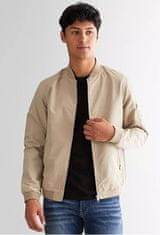 Jack&Jones Pánska bunda JJERUSH BOMBER 12165203 Crockery (Veľkosť S)