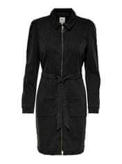 ONLY Dámske šaty ONLNEW Regular Fit 15250084 Washed Black (Veľkosť 34)