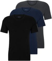 Hugo Boss 3 PACK - pánske tričko BOSS Regular Fit 50475284-497 (Veľkosť M)