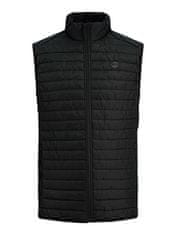 Jack&Jones Pánska vesta JJEMULTI 12200684 Black (Veľkosť M)