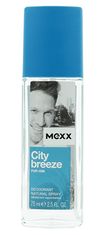 Mexx City Breeze For Him - dezodorant s rozprašovačom 75 ml