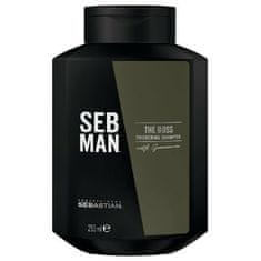 Sebastian Pro. Objemový šampón pre jemné vlasy SEB MAN The Boss (Thickening shampoo) (Objem 250 ml)