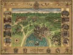 Ravensburger Puzzle 120007203 Harry Potter: Mapa Bradavic 1500 dílků