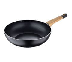 Bergner Wok panvica s nepriľnavým povrchom 28 cm Earth Black